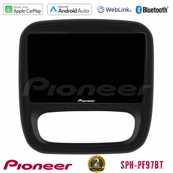 Pioneer sph-Pf97bt Series    Renault/nissan/opel/fiat Multimedia Station 9 (Tablet Style) με Carplay &Amp; Android Auto u-sph-Rn1102