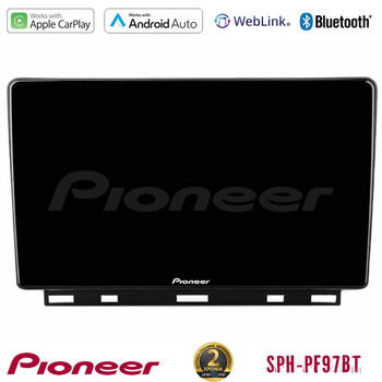 Pioneer sph-Pf97bt Series    Renault Clio 5 2020-2024 Multimedia Station 9 (Tablet Style) με Carplay &Amp; Android Auto u-sph-Rn1389