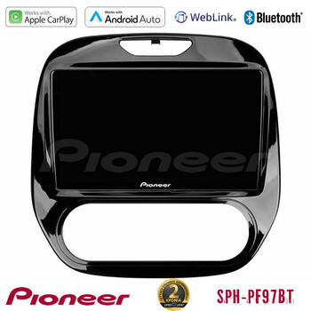Pioneer sph-Pf97bt Series    Renault Captur 2013-2019 (Manual ac) Multimedia Station 9 (Tablet Style) με Carplay &Amp; Android Auto u-sph-Rn748m