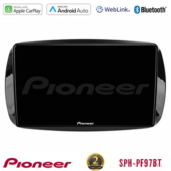 Pioneer sph-Pf97bt Series    Smart 453 Multimedia Station 9 (Tablet Style) με Carplay &Amp; Android Auto u-sph-Sm0861