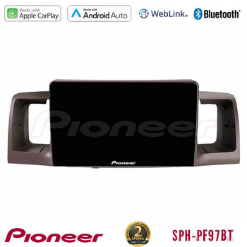 Pioneer sph-Pf97bt Series    Toyota Corolla 2002-2006 Multimedia Station 9 (Tablet Style) με Carplay &Amp; Android Auto u-sph-Ty0254