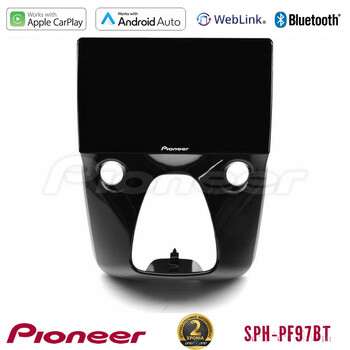 Pioneer sph-Pf97bt Series    Toyota Aygo | Citroen c1 | Peugeot 108 Multimedia Station 10 (Tablet Style) με Carplay &Amp; Android Auto u-sph-Ty1560