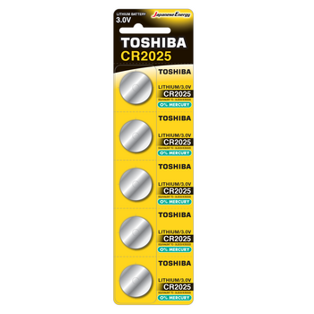Toshiba CR2025 (blister 5 pcs) - CR2025 CP-5C