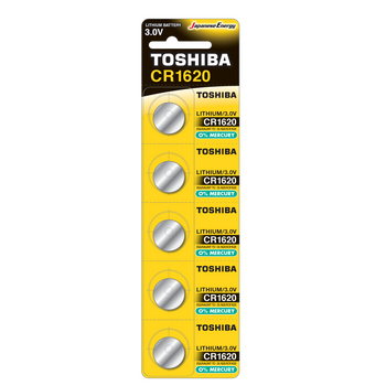 Toshiba CR1620 (blister 5 pcs) - CR1620 PW BP-5N