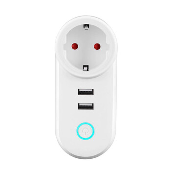 TUYA Έξυπνη υποδοχή Wi-Fi με διπλή θύρα USB