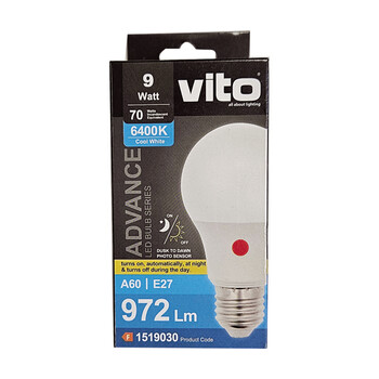 ΛΑΜΠΑ LED ΜΕΡΑΣ/ΝΥΧΤΑΣ ADVANCE PC A60 E27 9W 835Lm 6400K VITO