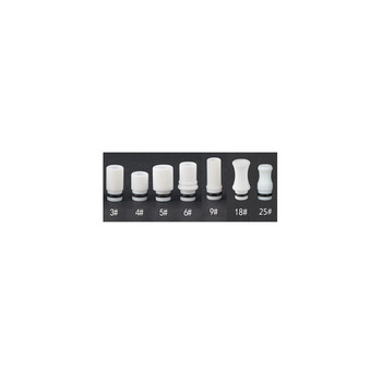 510 Teflon White Series Drip Tip #4