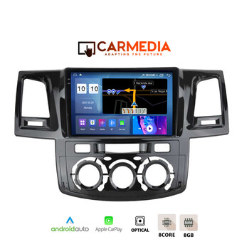 CARMEDIA CM8095-12 PRO PLUS TABLET 9.5'' OEM TOYOTA HILUX 2005-2011 A/C-CLIMA