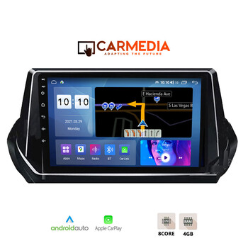 CARMEDIA CM409-13 TABLET 9'' OEM PEUGEOT 208-2008 2020+