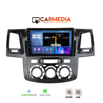 CARMEDIA CM409-13 TABLET 9'' OEM TOYOTA HILUX 2005-2011 A/C-CLIMA