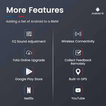 CARMEDIA CMAB 04B CARPLAY Ai BOX ANDROID OEM ADAPTOR 4-64BMW BMW ID6, ID7, ID8