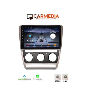 CARMEDIA CM210C-13 TABLET 10'' OEM SKODA OCTAVIA 5 2005-2012 A/C-CLIMA GREY