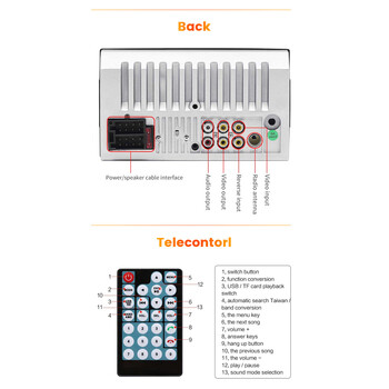 CARMEDIA CMU03MP 2DIN 6.2''