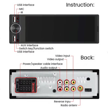 CARMEDIA CMU02MP 1DIN 6.86''
