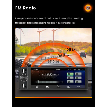 CARMEDIA CMU02MP 1DIN 6.86''