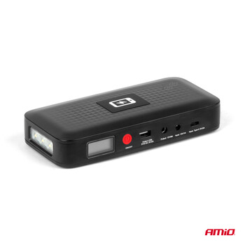04055/AM ΕΚΚΙΝΗΤΗΣ ΜΠΑΤΑΡΙΑΣ - STARTER POWERBANK 12V 4000mAh 800A  ΜΕ ΟΘΟΝΗ LCD & ΑΣΥΡΜΑΤΗ ΦΟΡΤΙΣΗ ΑΜΙΟ - 1 τεμ.