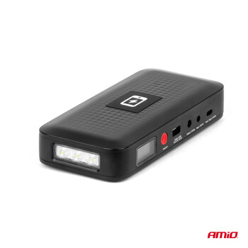 04055/AM ΕΚΚΙΝΗΤΗΣ ΜΠΑΤΑΡΙΑΣ - STARTER POWERBANK 12V 4000mAh 800A  ΜΕ ΟΘΟΝΗ LCD & ΑΣΥΡΜΑΤΗ ΦΟΡΤΙΣΗ ΑΜΙΟ - 1 τεμ.