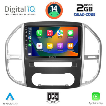 DIGITAL IQ BXC 3429_CPAA (10inc) MULTIMEDIA TABLET for MERCEDES VITO – VIANO (W447) mod. 2015&gt;