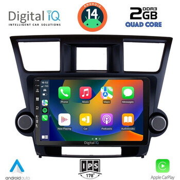 DIGITAL IQ BXC 3719_CPAA (10inc) MULTIMEDIA TABLET for TOYOTA HIGHLANDER mod. 2008-2015
