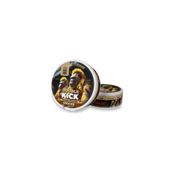 AK DOUBLE KICK Cola Ice Non Nicotine Pouches Strong
