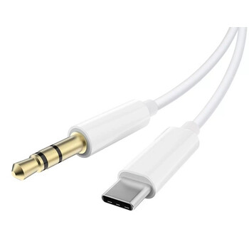 POWERTECH καλώδιο USB-C σε 3.5mm CAB-UC089, 1m, λευκό POWERTECH καλώδιο USB-C σε 3.5mm CAB-UC089, 1m, λευκό