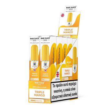 Bar Juice 5000 Triple Mango 10ml 20mg Nic Salts