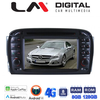 LM Digital - LM G817M6 Οθόνη OEM Multimedia Αυτοκινήτου για MERCEDES SL (R230) 10/2001 > 12/2006  (CarPlay/AndroidAuto/BT/GPS/WIFI/GPRS) electriclife