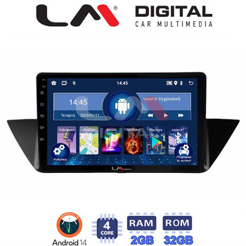 LM Digital - LM ZL4219 GPS Οθόνη OEM Multimedia Αυτοκινήτου για BMW X1 (E84) 2009>2014 (BT/GPS/WIFI) electriclife
