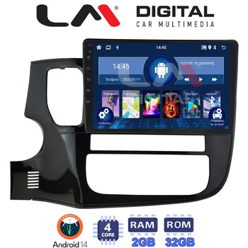 LM Digital - LM ZL4231 GPS Οθόνη OEM Multimedia Αυτοκινήτου για MITSUBISHI OUTLANDER  2013> (BT/GPS/WIFI) electriclife