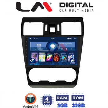 LM Digital - LM ZL4262 GPS Οθόνη OEM Multimedia Αυτοκινήτου για SUBARU IMPREZA-FORESTER 2013> (BT/GPS/WIFI) electriclife