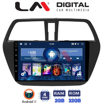 LM Digital - LM ZL4337 GPS Οθόνη OEM Multimedia Αυτοκινήτου για SUZUKI SX4 SCROSS 2014> (BT/GPS/WIFI) electriclife
