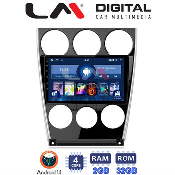 LM Digital - LM ZL4436 GPS Οθόνη OEM Multimedia Αυτοκινήτου για MAZDA 6 facelift 2005>2008  (BT/GPS/WIFI) electriclife