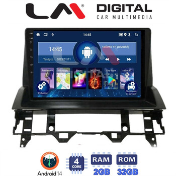 LM Digital - LM ZL4437 GPS Οθόνη OEM Multimedia Αυτοκινήτου για MAZDA 6 2002 > 2005 (BT/GPS/WIFI) electriclife