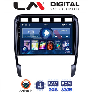 LM Digital - LM ZL4443 GPS Οθόνη OEM Multimedia Αυτοκινήτου για PORSCHE CAYENNE 2002>2011 (BT/GPS/WIFI) electriclife