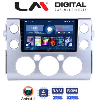 LM Digital - LM ZL4563 GPS Οθόνη OEM Multimedia Αυτοκινήτου για TOYOTA  FJ CRUISER 2014>   (BT/GPS/WIFI) electriclife