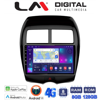 LM Digital - LM ZT8026 GPS Οθόνη OEM Multimedia Αυτοκινήτου για MITSUBISHI ASX 2008> (CarPlay/AndroidAuto/BT/GPS/WIFI/GPRS) electriclife