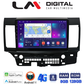 LM Digital - LM ZT8037 GPS Οθόνη OEM Multimedia Αυτοκινήτου για MITSUBISHI LANCER 2008> (CarPlay/AndroidAuto/BT/GPS/WIFI/GPRS) electriclife