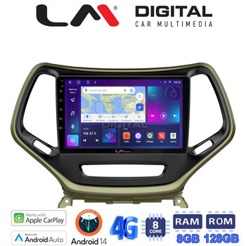 LM Digital - LM ZT8119 GPS Οθόνη OEM Multimedia Αυτοκινήτου για JEEP CHEROKEE 2014>  (CarPlay/AndroidAuto/BT/GPS/WIFI/GPRS) electriclife
