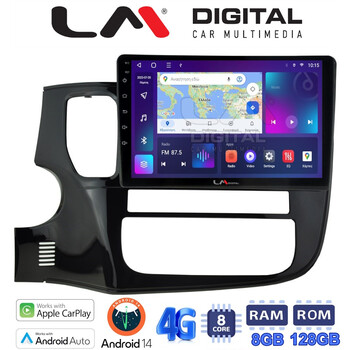LM Digital - LM ZT8231 GPS Οθόνη OEM Multimedia Αυτοκινήτου για MITSUBISHI OUTLANDER  2013> (CarPlay/AndroidAuto/BT/GPS/WIFI/GPRS) electriclife