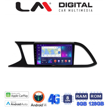 LM Digital - LM ZT8306 GPS Οθόνη OEM Multimedia Αυτοκινήτου για SEAT LEON 2012>  (CarPlay/AndroidAuto/BT/GPS/WIFI/GPRS) electriclife