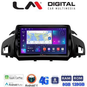 LM Digital - LM ZT8362 GPS Οθόνη OEM Multimedia Αυτοκινήτου για FORD KUGA 2013> & C-MAX 2011> (CarPlay/AndroidAuto/BT/GPS/WIFI/GPRS) electriclife