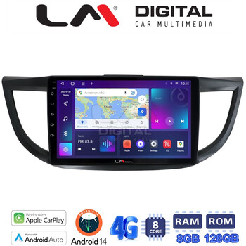 LM Digital - LM ZT8378 GPS Οθόνη OEM Multimedia Αυτοκινήτου για HONDA CRV 2013>2017 (CarPlay/AndroidAuto/BT/GPS/WIFI/GPRS) electriclife