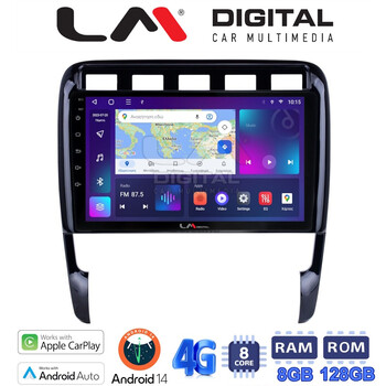 LM Digital - LM ZT8443 GPS Οθόνη OEM Multimedia Αυτοκινήτου για PORSCHE CAYENNE 2002>2011 (CarPlay/AndroidAuto/BT/GPS/WIFI/GPRS) electriclife