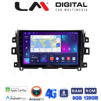 LM Digital - LM ZT8716 GPS Οθόνη OEM Multimedia Αυτοκινήτου για Nissan Navara D23 2016>   (CarPlay/AndroidAuto/BT/GPS/WIFI/GPRS) electriclife