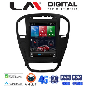 LM Digital - LM TC8114BL GPS Οθόνη OEM Multimedia τυπου Tesla 9,7inch Opel Insignia (CarPlay/AndroidAuto/BT/GPS/WIFI/GPRS) electriclife