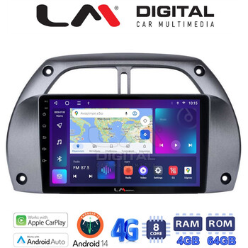 LM Digital - LM ZC8071 GPS Οθόνη OEM Multimedia Αυτοκινήτου για Toyota Rav 4 2001 > 2006 (CarPlay/AndroidAuto/BT/GPS/WIFI/GPRS) electriclife