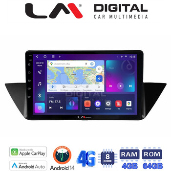LM Digital - LM ZC8219 GPS Οθόνη OEM Multimedia Αυτοκινήτου για BMW X1 (E84) 2009>2014 (CarPlay/AndroidAuto/BT/GPS/WIFI/GPRS) electriclife