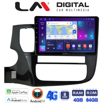 LM Digital - LM ZC8231 GPS Οθόνη OEM Multimedia Αυτοκινήτου για MITSUBISHI OUTLANDER  2013> (CarPlay/AndroidAuto/BT/GPS/WIFI/GPRS) electriclife
