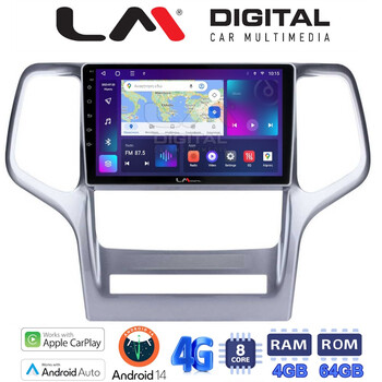 LM Digital - LM ZC8234 GPS Οθόνη OEM Multimedia Αυτοκινήτου για Jeep Gran Cherokee 2011 > 2013 (CarPlay/AndroidAuto/BT/GPS/WIFI/GPRS) electriclife