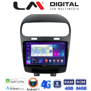 LM Digital - LM ZC8261 GPS Οθόνη OEM Multimedia Αυτοκινήτου για Fiat Freemont 2008> (CarPlay/AndroidAuto/BT/GPS/WIFI/GPRS) electriclife
